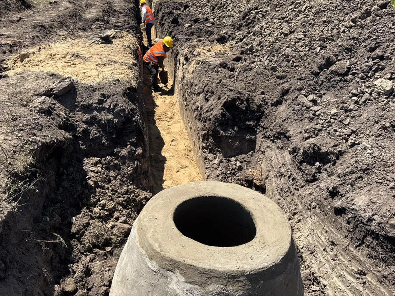Alcantarillado sanitario en Pilar