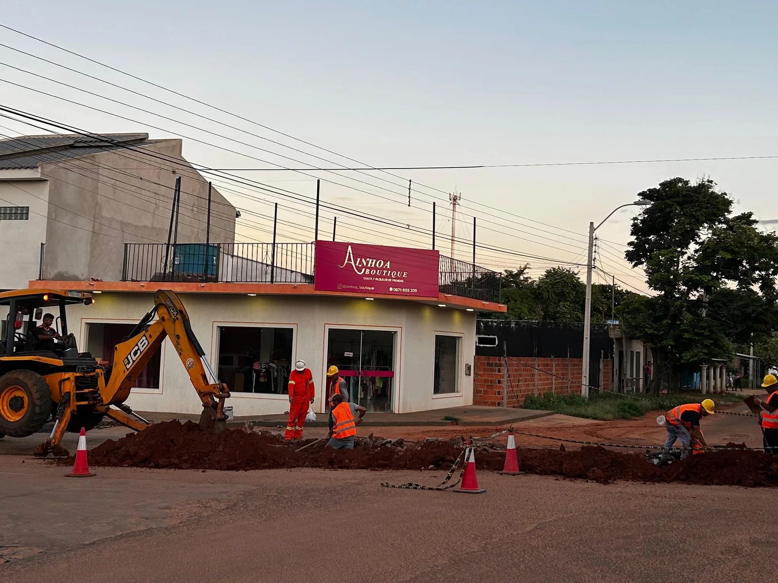 Alcantarillado sanitario en Yby Yau