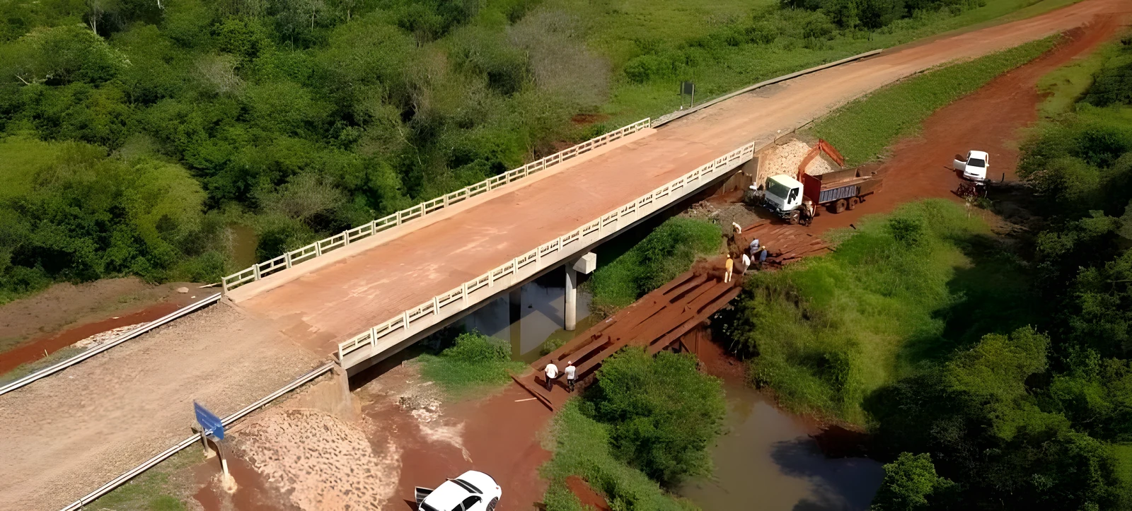 Construccion de puentes en Itapua